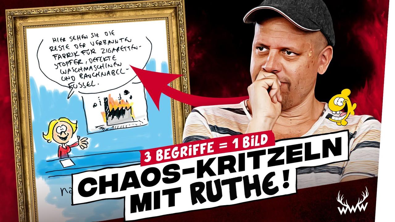 Wir MALEN für EUCH: CHAOS-Kritzeln! (mit Ruthe)