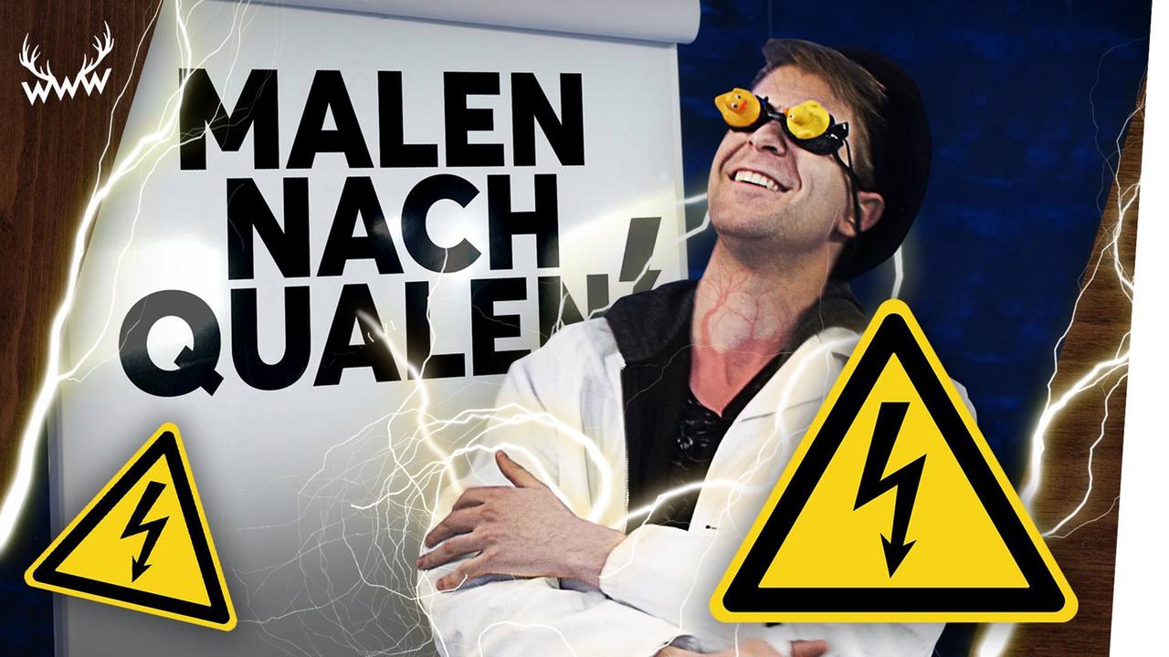 Wir zeichnen BLIND & UNTER STROM! - Malen nach Qualen! (mit ZEO)