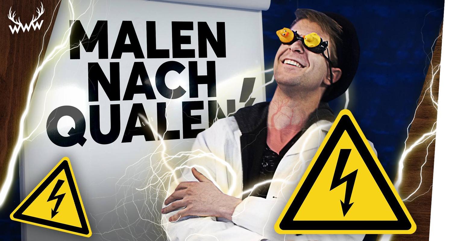 Wir zeichnen BLIND & UNTER STROM! - Malen nach Qualen! (mit ZEO)