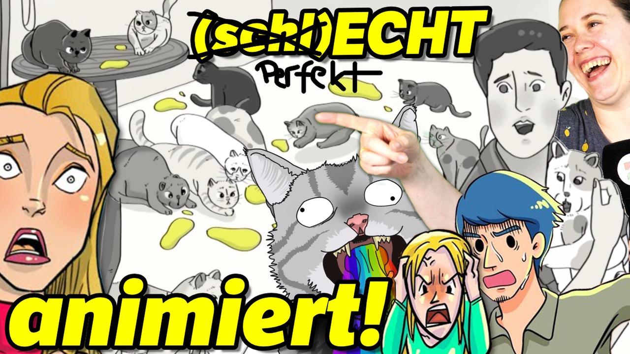 WIRKLICH WAHR! ? MinuteVideos hat uns KOTZENDE KATZEN animiert! ? FEAT. STIMME VON ECHT PASSIERT!