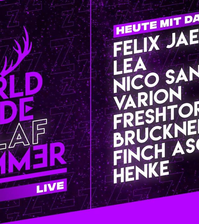 World Wide Schlafzimmer - LIVE (mit Finch Asozial, LEA, Felix Jaehn, Lara Loft uvm.)