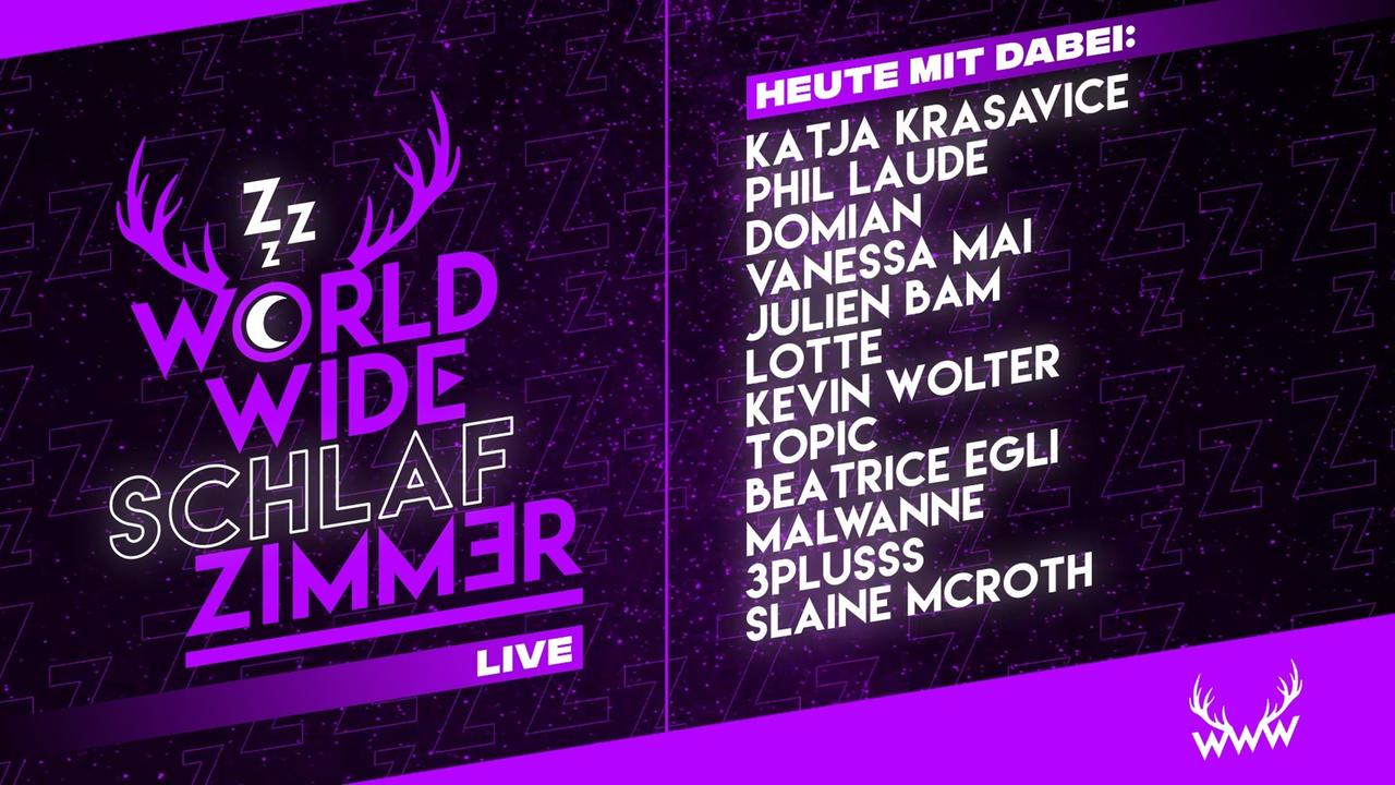 World Wide Schlafzimmer - LIVE (mit Katja Krasavice, Domian, Julien Bam, Phil Laude uvm.)