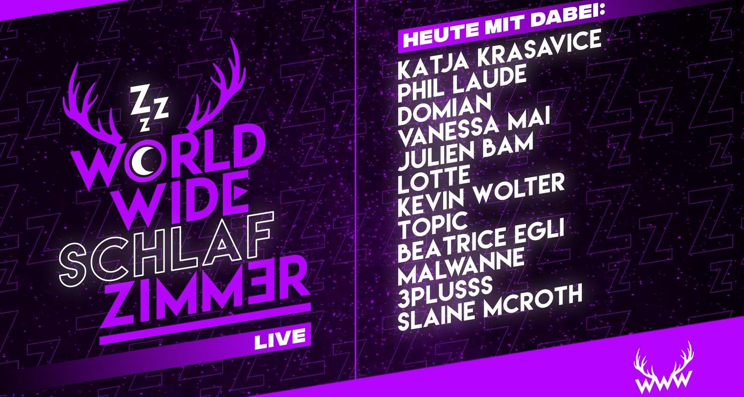World Wide Schlafzimmer - LIVE (mit Katja Krasavice, Domian, Julien Bam, Phil Laude uvm.)