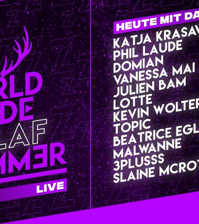 World Wide Schlafzimmer - LIVE (mit Katja Krasavice, Domian, Julien Bam, Phil Laude uvm.)
