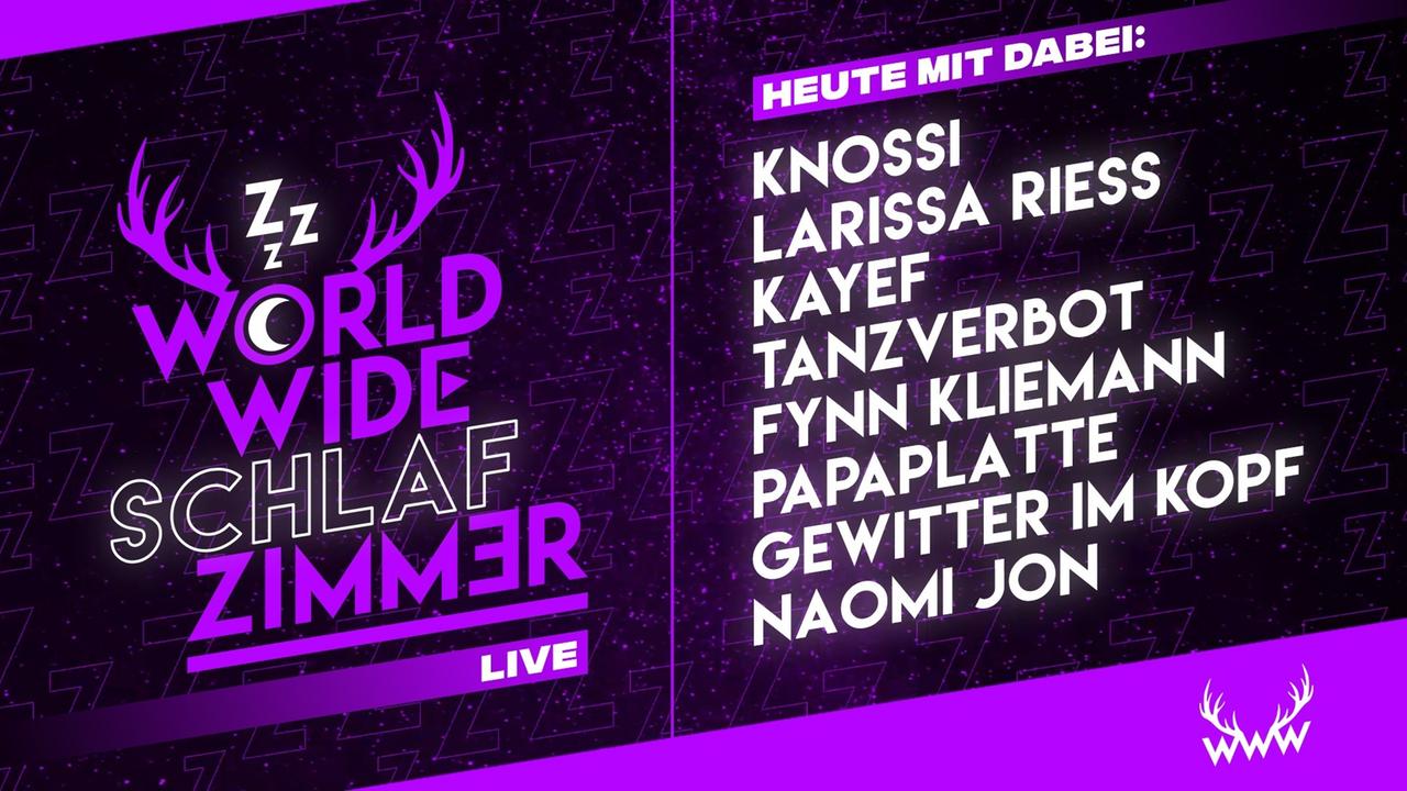 World Wide Schlafzimmer - LIVE (mit Knossi, Gewitter im Kopf, Tanzverbot uvm.)