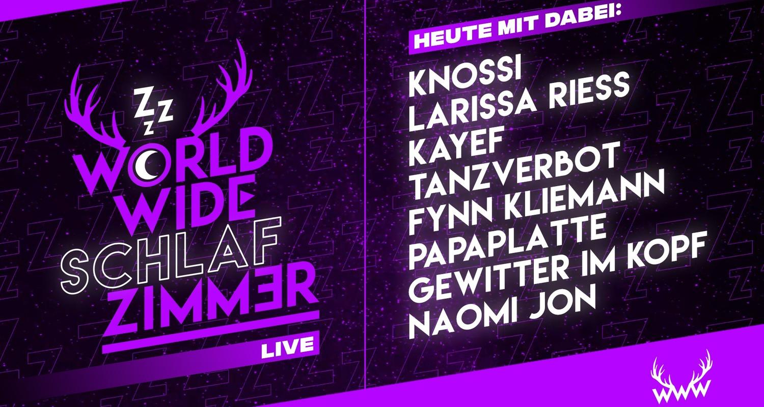 World Wide Schlafzimmer - LIVE (mit Knossi, Gewitter im Kopf, Tanzverbot uvm.)