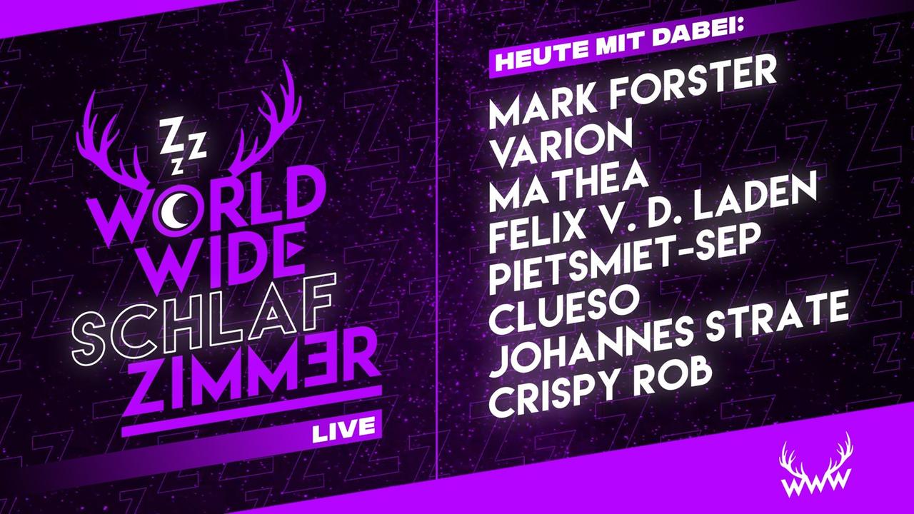 World Wide Schlafzimmer - LIVE (mit Varion, Clueso, Crispy Rob, Mark Forster uvm.)