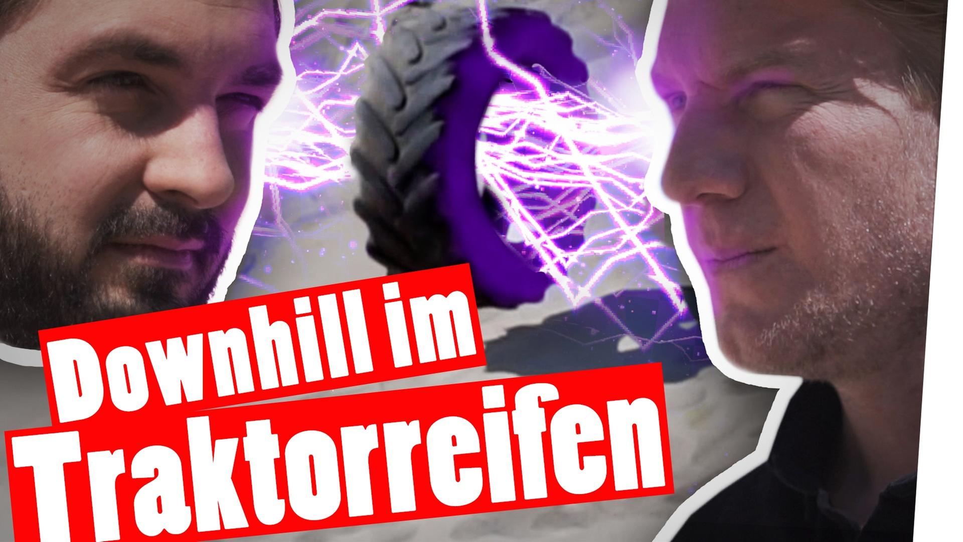 X-Treme Downhill – Stürz dich den Berg im Traktorreifen runter -- Das schaffst du nie!