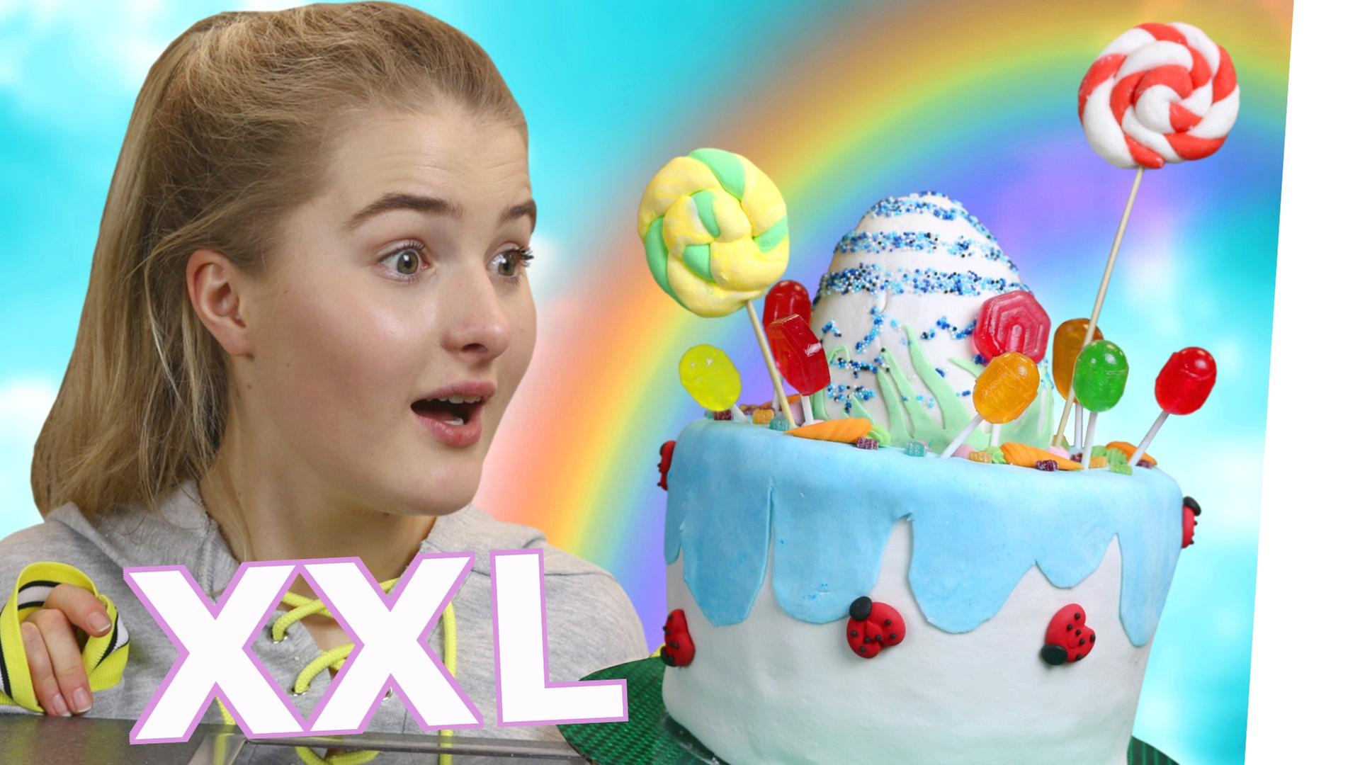 XXL - REGENBOGEN Oster CUPCAKE