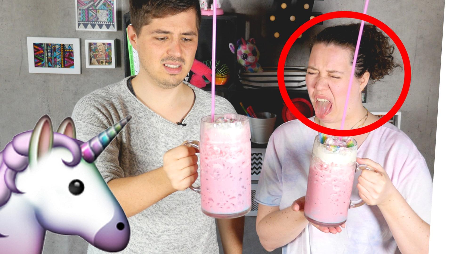 XXL Einhorn Frappuccino GEHT SCHIEF! ?? UNICORN Frappuccino