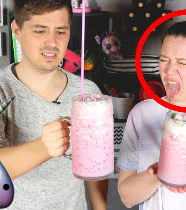 XXL Einhorn Frappuccino GEHT SCHIEF! ?? UNICORN Frappuccino