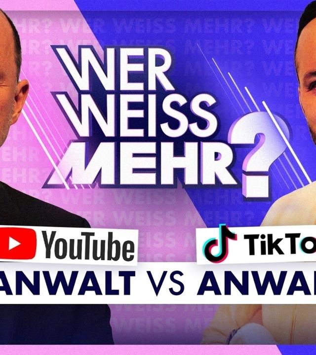 YOUTUBE-ANWALT vs. TIKTOK-ANWALT: Wer weiß mehr?