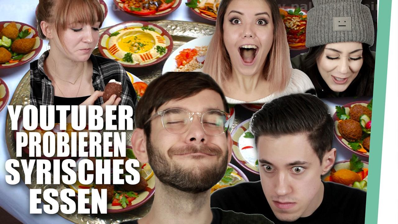YouTuber probieren syrisches Essen