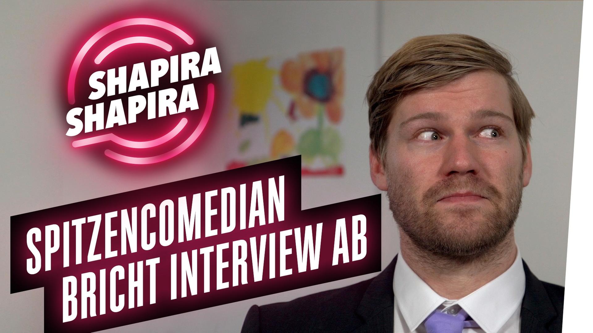 ZDF-Comedian Shapira bricht Interview ab und droht