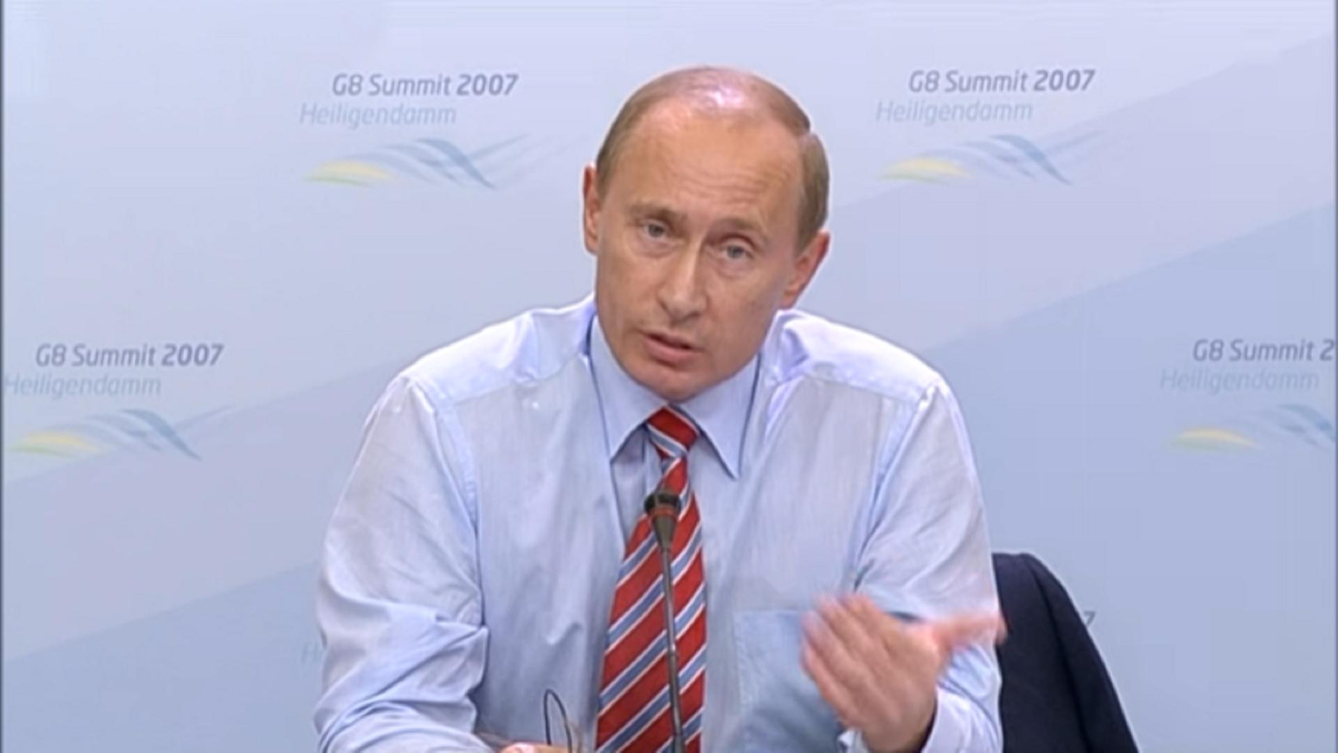 08. Juni 2007: Putins Rede beim G8-Gipfel