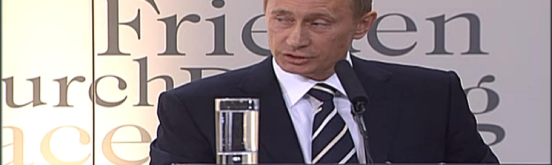 10.02.2007: Putin kritisiert USA-Politik