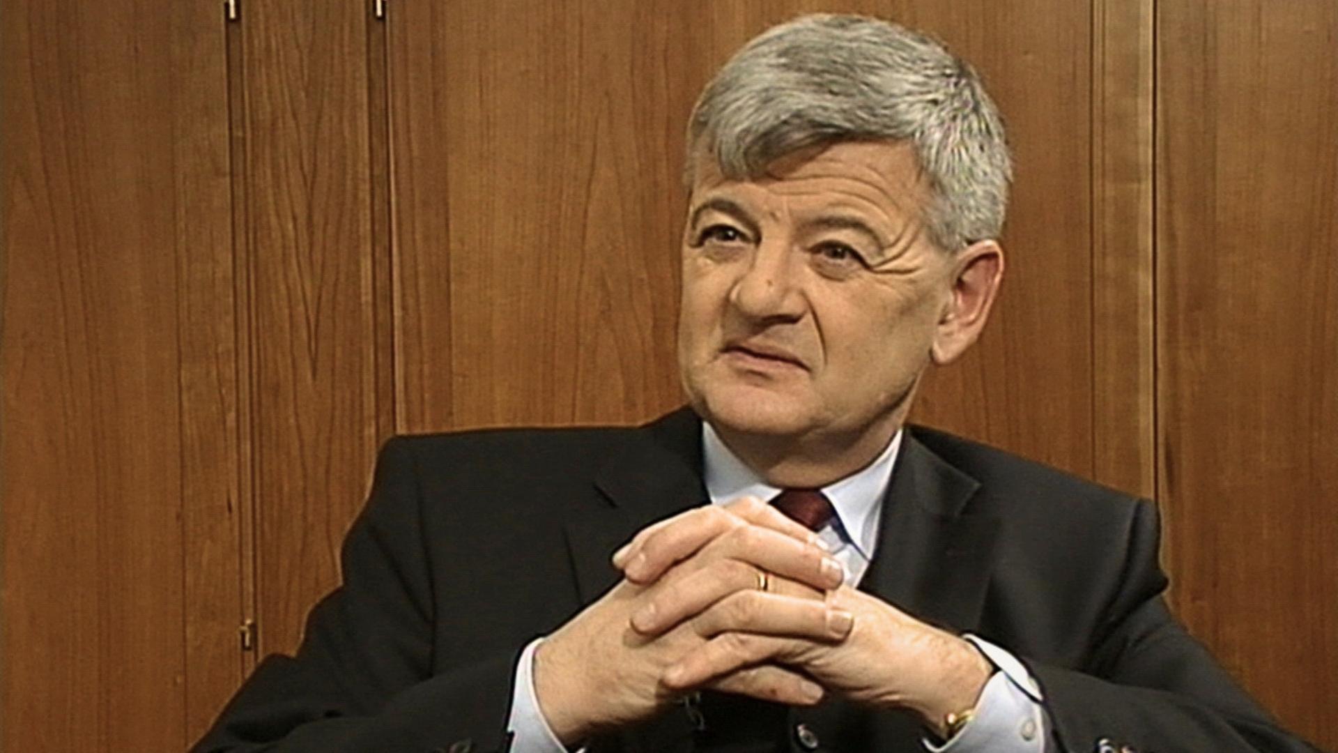 2002 -  Fischer und Genscher im Gespräch - Uneingeschränkte Solidarität