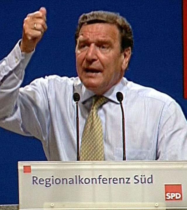 2003 - Gerhard Schröder - "Agenda 2010" für Umbau und Erneuerung
