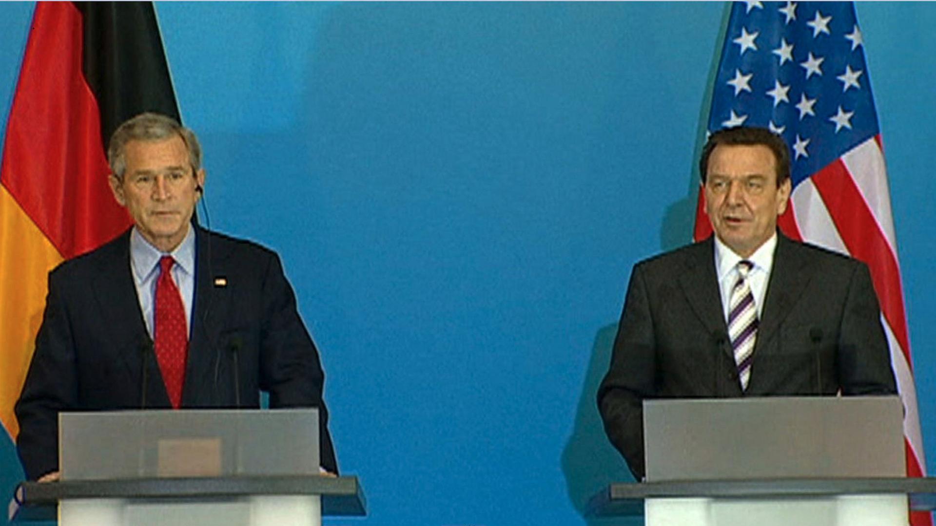2005 - Bush jun.: "Wir wollen gute Beziehungen mit Europa"