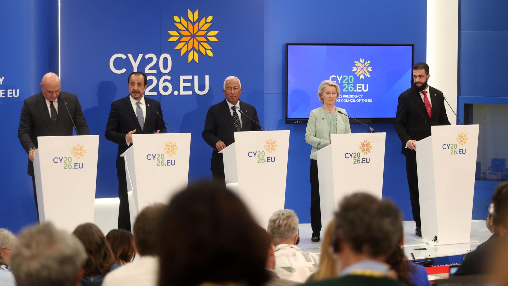 Abschluss informeller EU-Gipfel auf Zypern