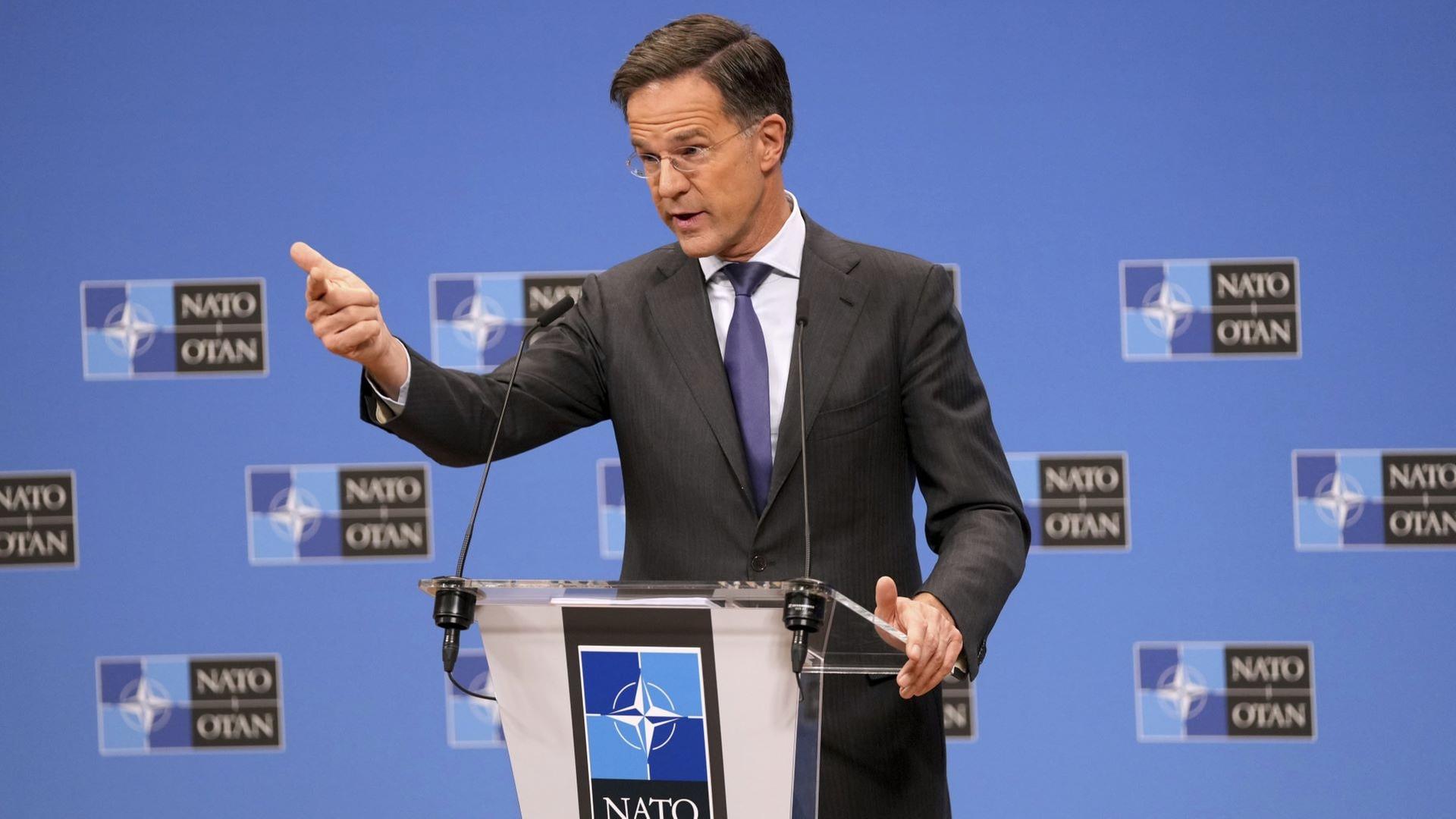 Abschluss-PK Rutte zum NATO-Treffen