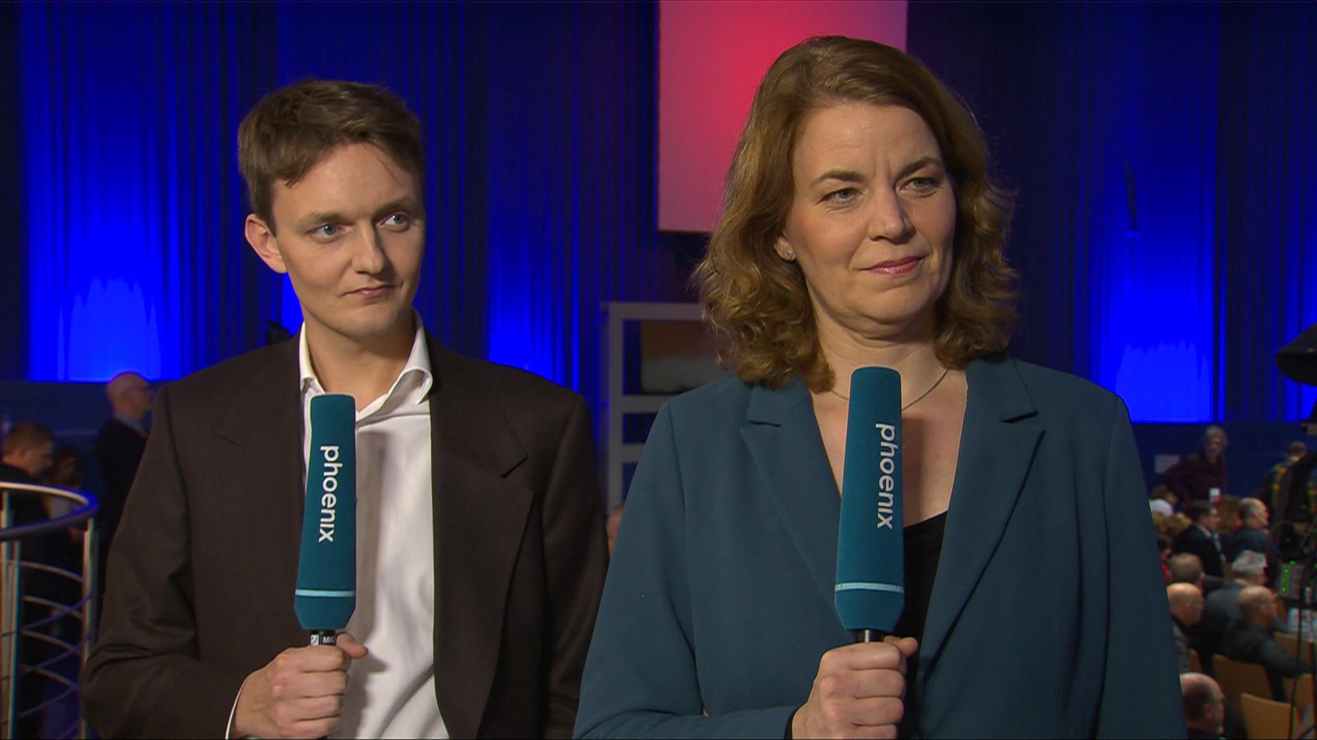 Abschlussgespräch zum BSW-Parteitag