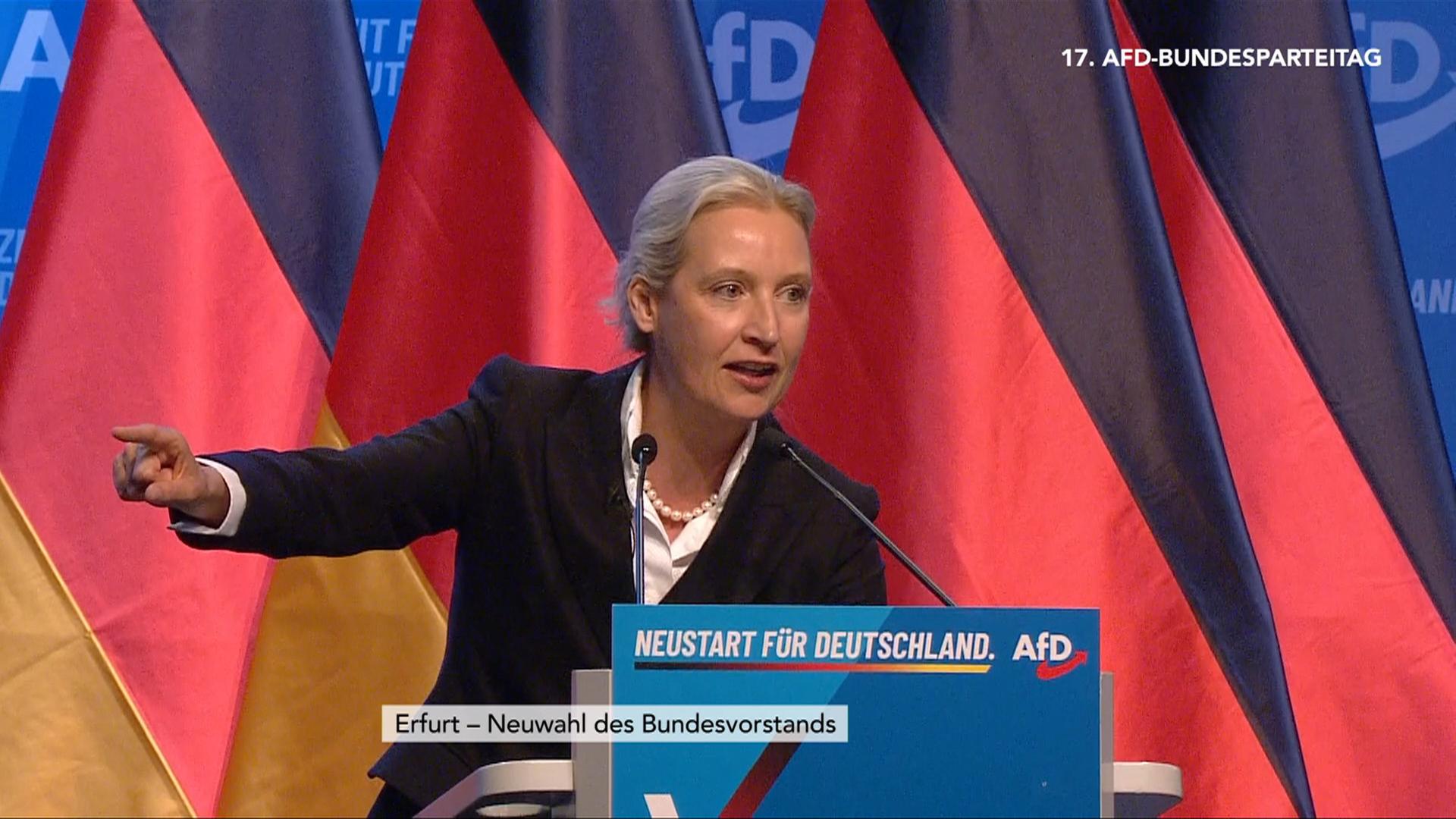 AfD-Bundesvorstand: Alice Weidel mit 81,3 % wiedergewählt