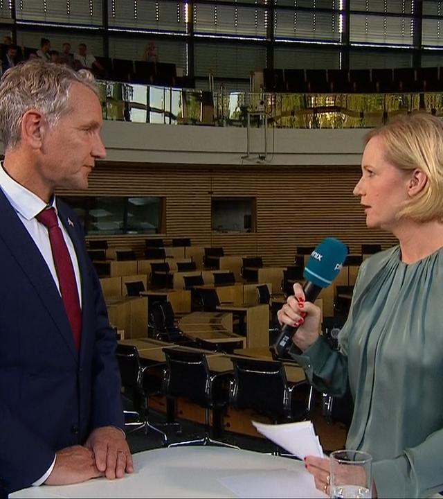 AfD-Chef Björn Höcke zur Landtagswahl in Thüringen