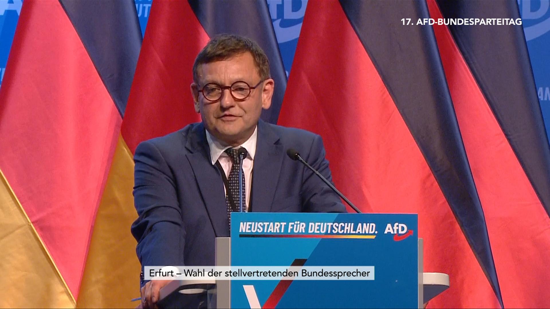 AfD-Parteitag: Bewerbungsrede von Kay Gottschalk (Kandidat für stellv. Bundessprecher)