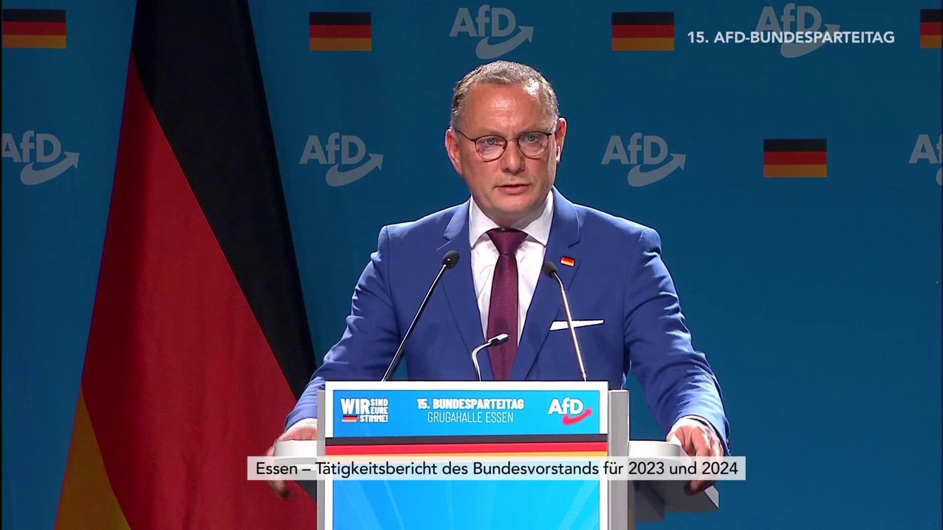 AfD-Parteitag: Rede von Tino Chrupalla (AfD)
