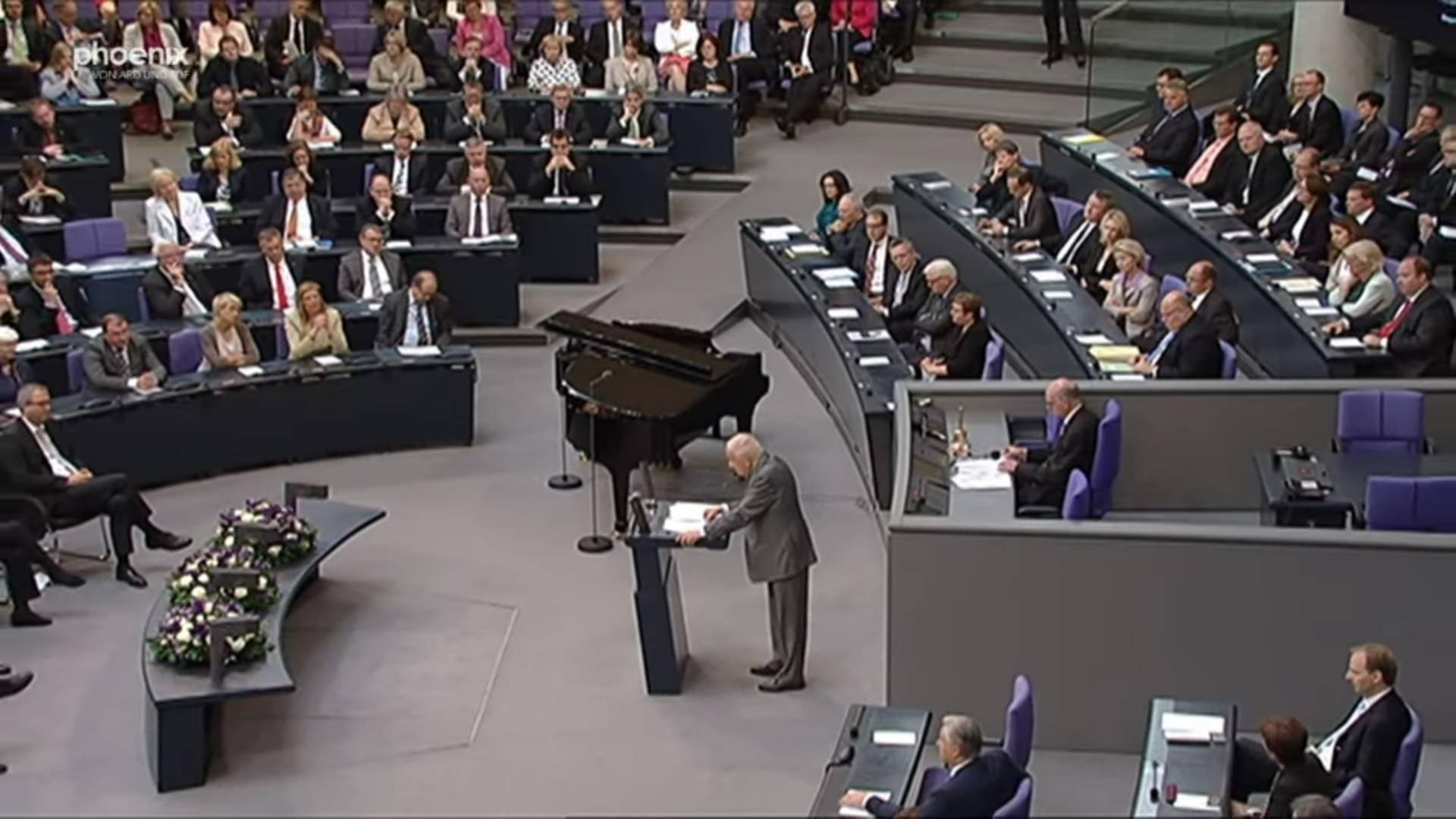 Alfred Grosser im Bundestag