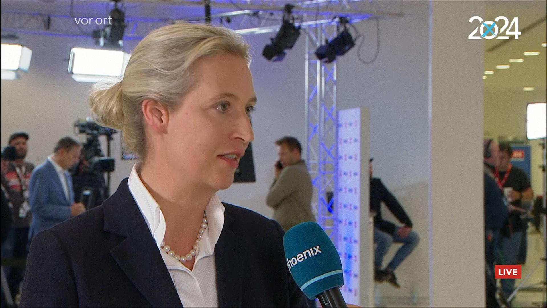 Alice Weidel  - AfD am Wahlabend
