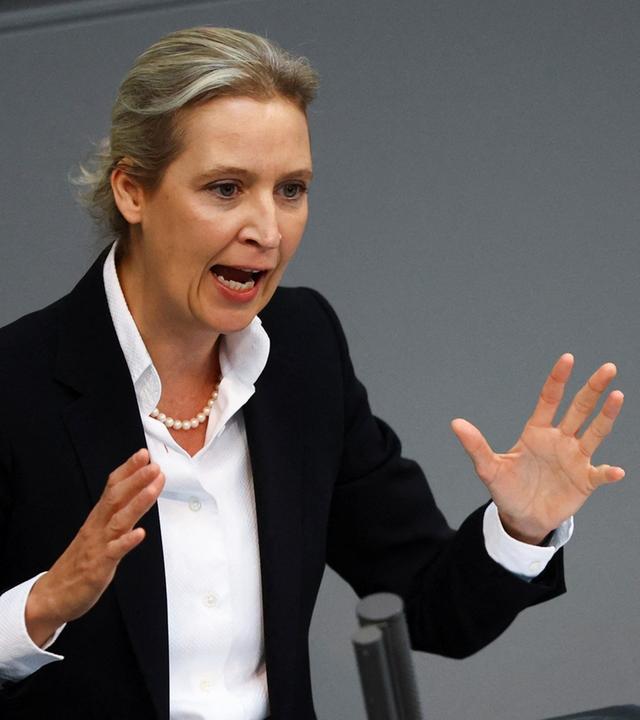 Alice Weidel in der Generaldebatte