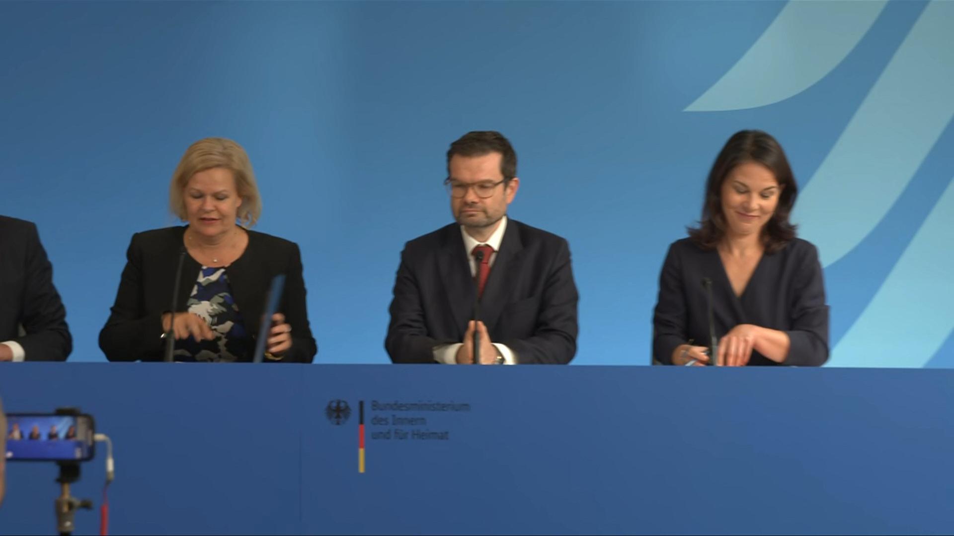 Ampel-Statements nach Migrationsgipfel