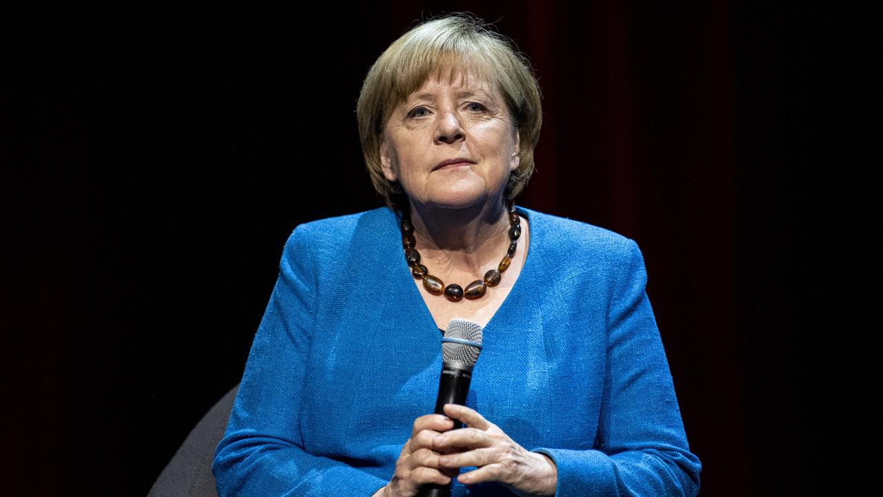 Angela Merkel im Gespräch