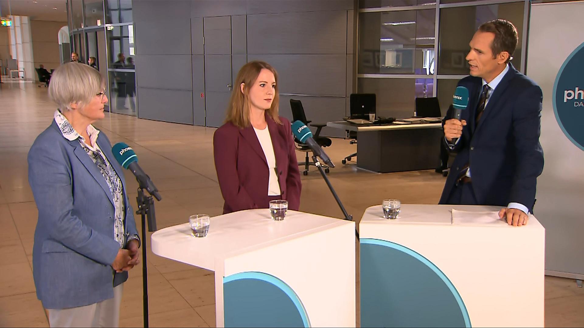 Annika Klose (SPD) und Gerrit Huy (AfD) zur Rentenpolitik