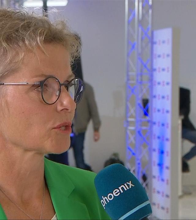 Antje Töpfer - Grüne am Wahlabend