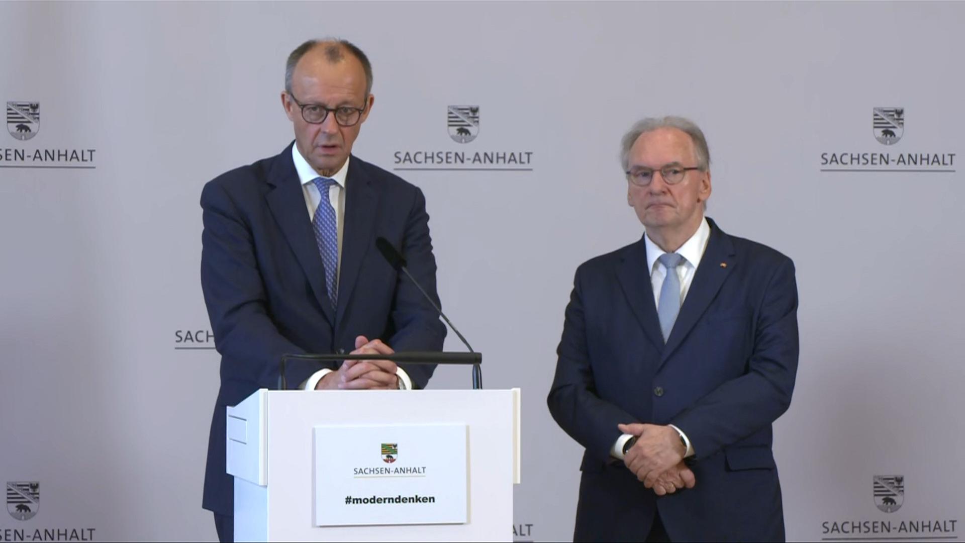 Antrittsbesuch des Kanzlers in Sachsen-Anhalt