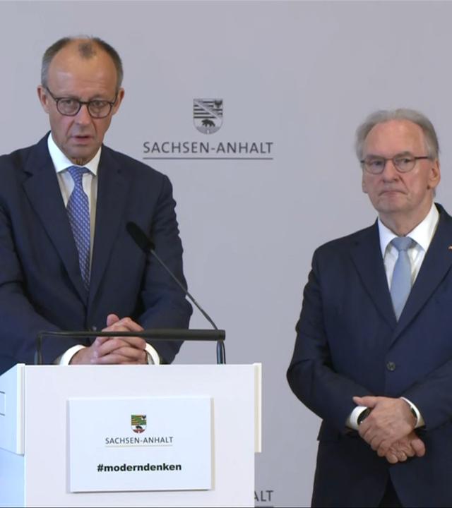 Antrittsbesuch des Kanzlers in Sachsen-Anhalt