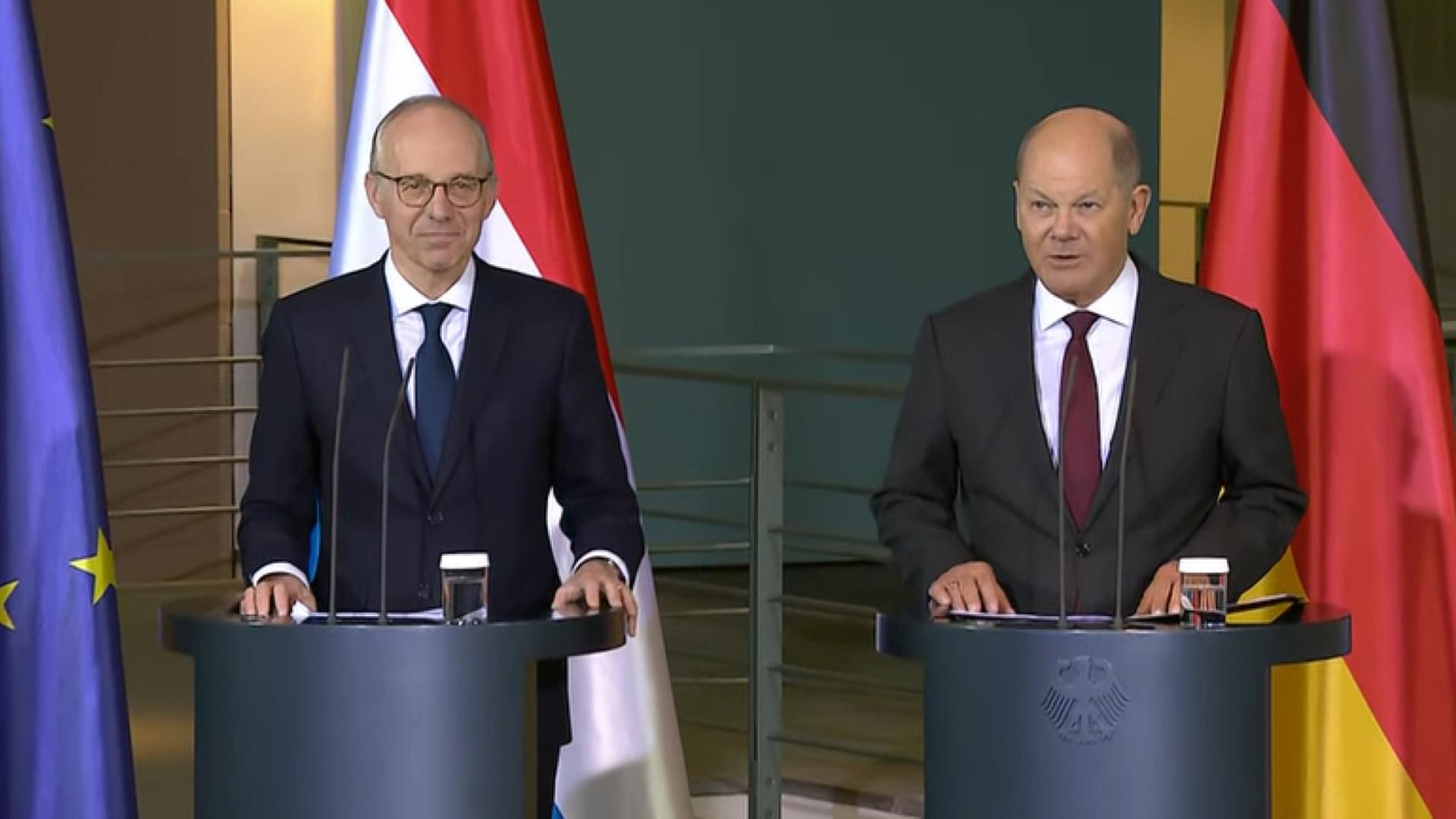 Antrittsbesuch des Premierministers von Luxemburg