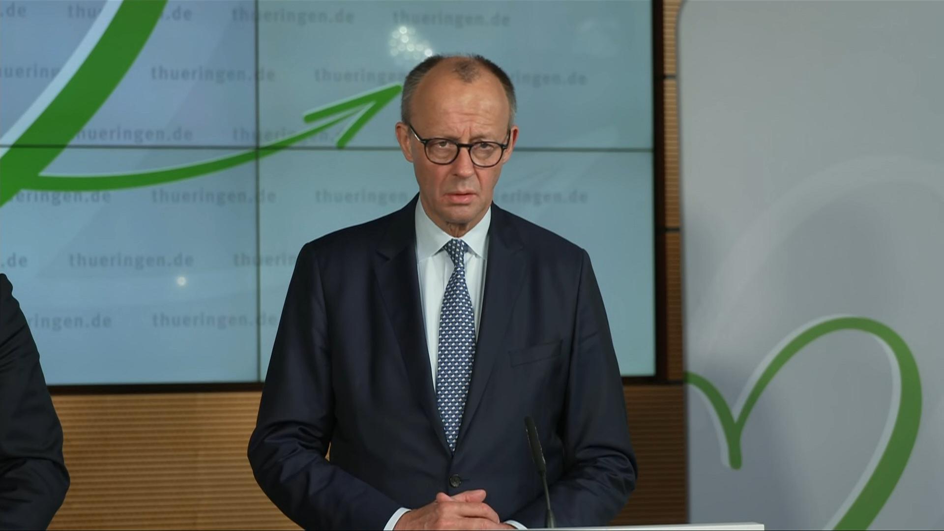 Antrittsbesuch Merz in Thüringen