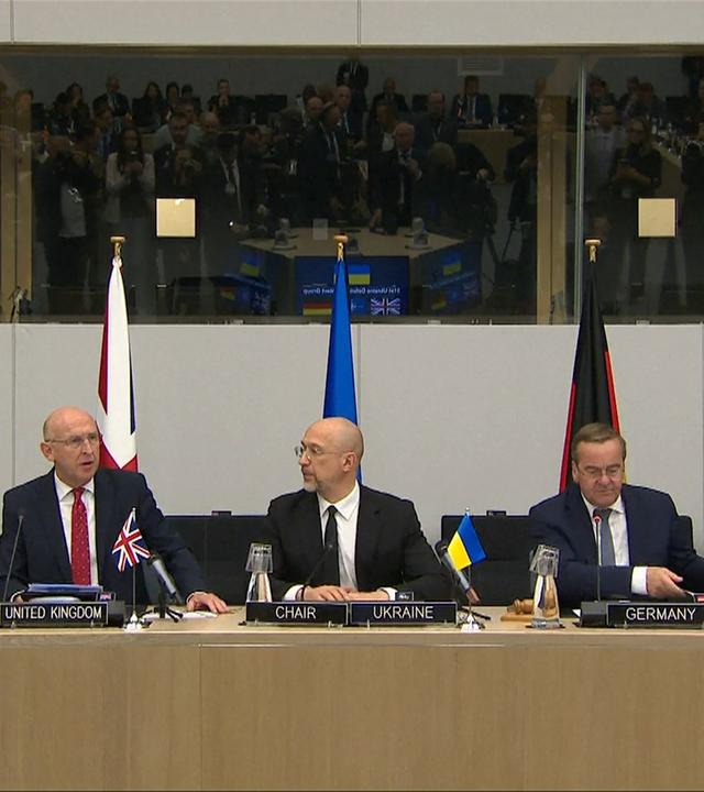 Auftakt zum Treffen der Ukraine-Kontaktgruppe mit Boris Pistorius