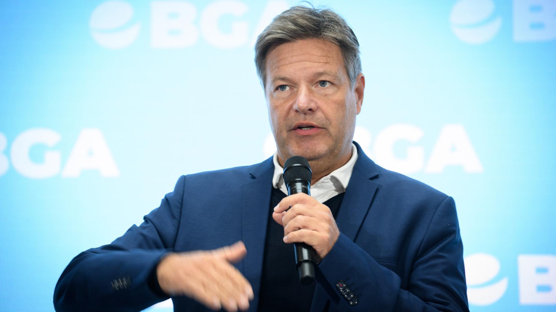 Auftritt Habeck beim BGA-Unternehmertag