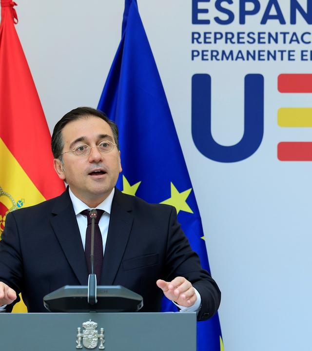 Außenminister Spanien, Irland und Norwegen zu Palästina