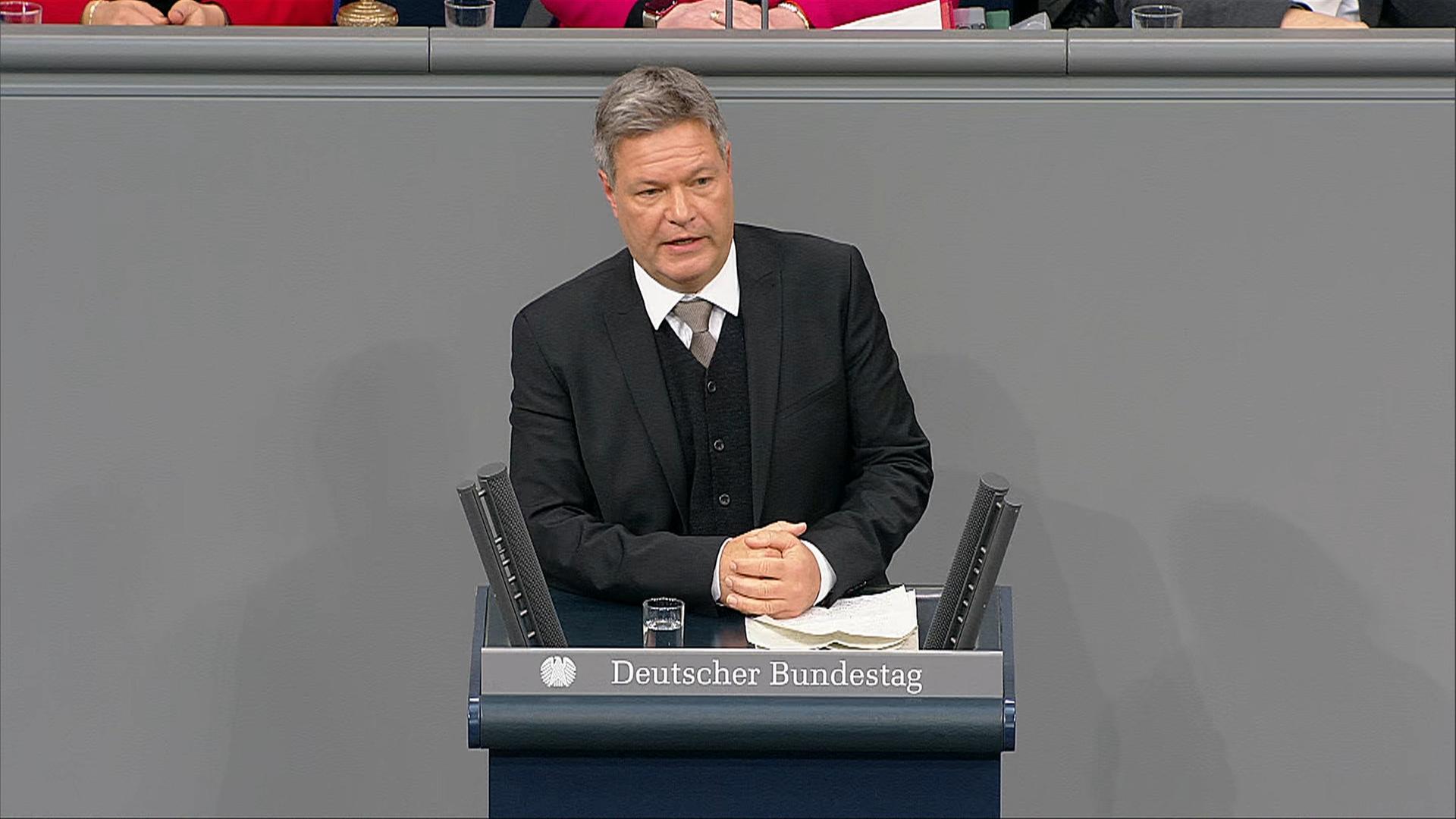 Aussprache - Robert Habeck (Die Grünen)