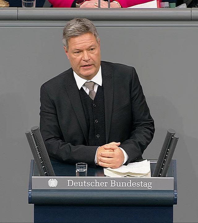 Aussprache - Robert Habeck (Die Grünen)