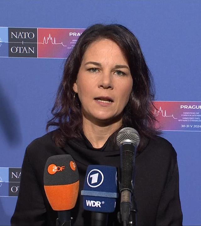 Baerbock und Stoltenberg vor NATO-Treffen