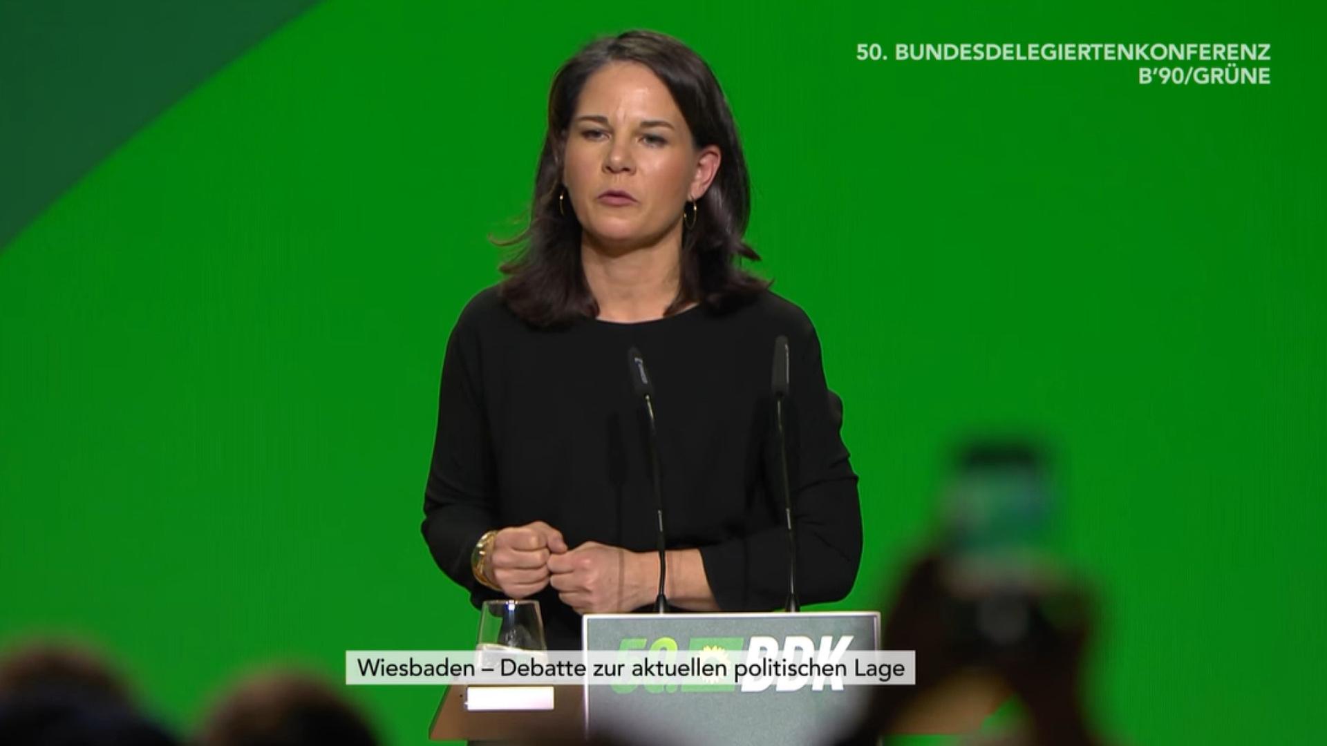 Baerbock: Verantwortung in dieser Zeit