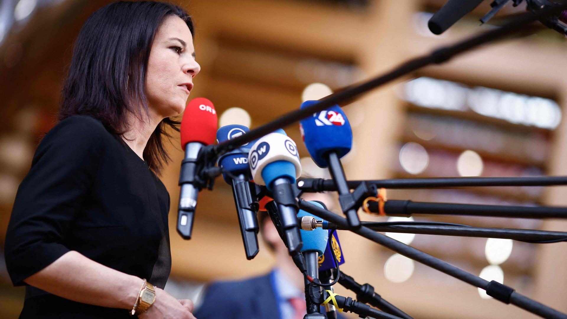 Baerbock zum EU-Außenministertreffen