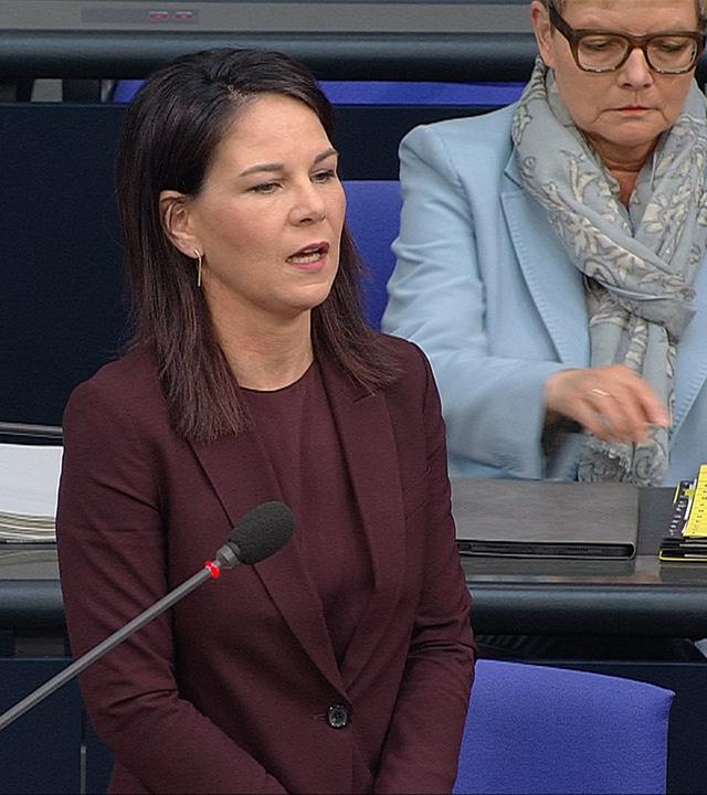 Befragung von Baerbock und Wissing